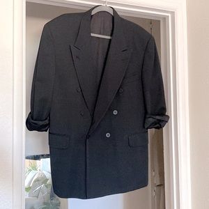 Oversized double breasted blazer
